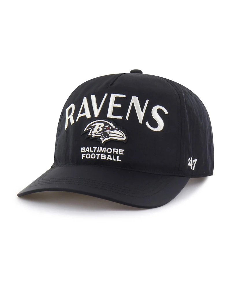 47 Brand Men's Black Baltimore Ravens Modernia Hitch Adjustable Hat