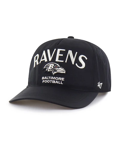 47 Brand Men's Black Baltimore Ravens Modernia Hitch Adjustable Hat