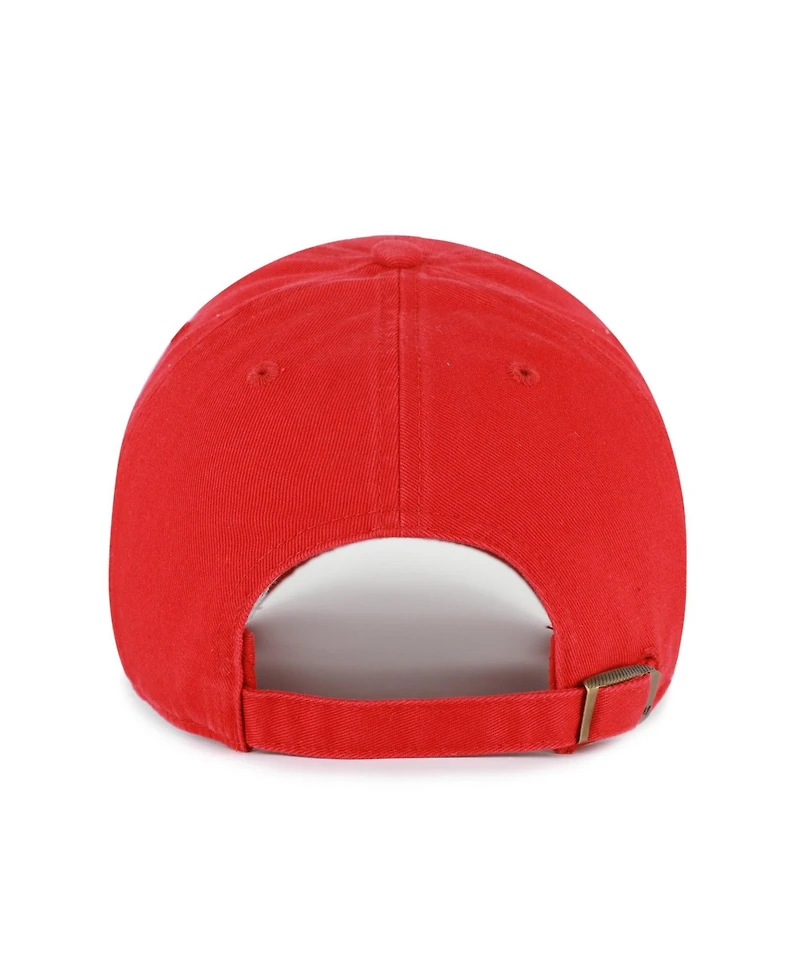 '47 Brand Men's Red Atlanta Falcons Throwback Graphic Clean Up Adjustable Hat