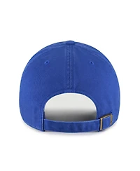 '47 Brand Men's Royal Denver Broncos Throwback Graphic Clean Up Adjustable Hat