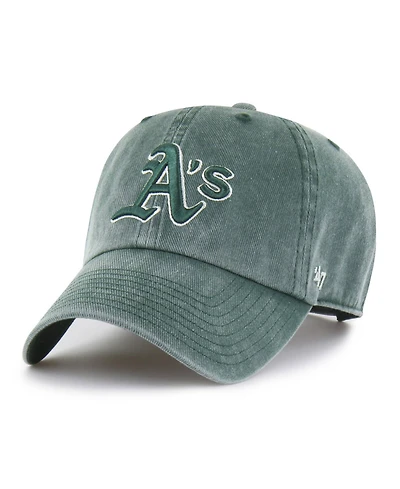 '47 Brand Men's Green Athletics Pigment Clean Up Adjustable Hat