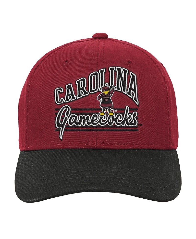 Outerstuff Big Boys and Girls Garnet/Black South Carolina Gamecocks Dad Unstructured Adjustable Hat