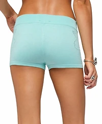 Edikted Women's Noey Pull-On Low-Rise Knit Micro Shorts, 2" Inseam