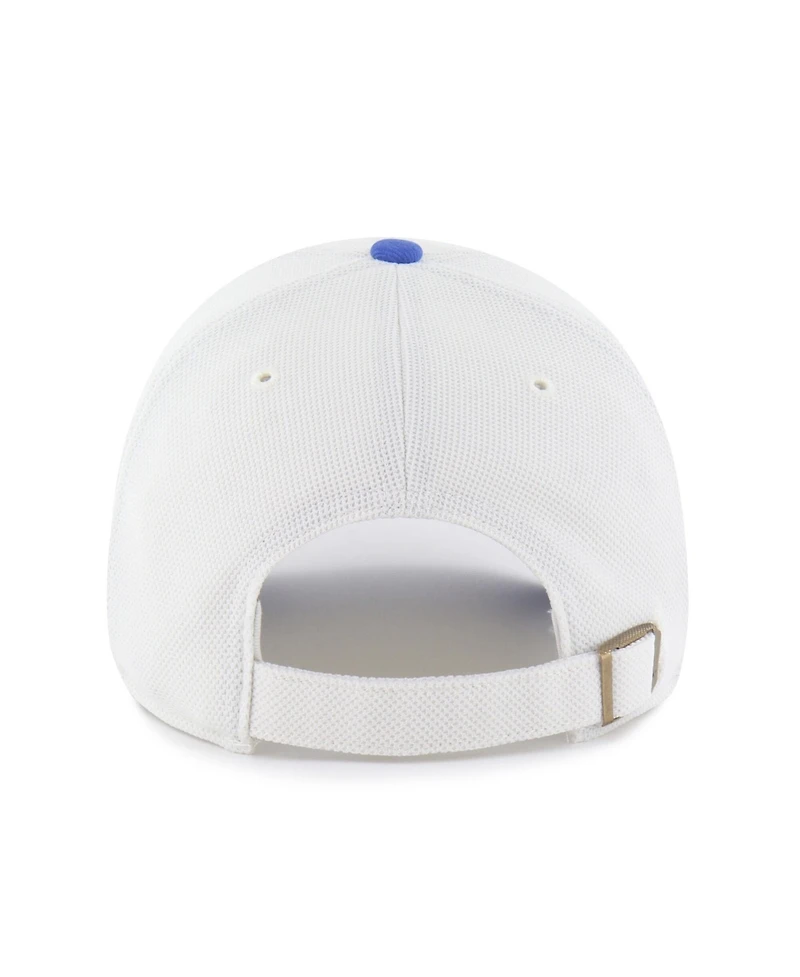 47 Brand Men's Cream/Royal Los Angeles Rams Pique Patch Clean Up Adjustable Hat