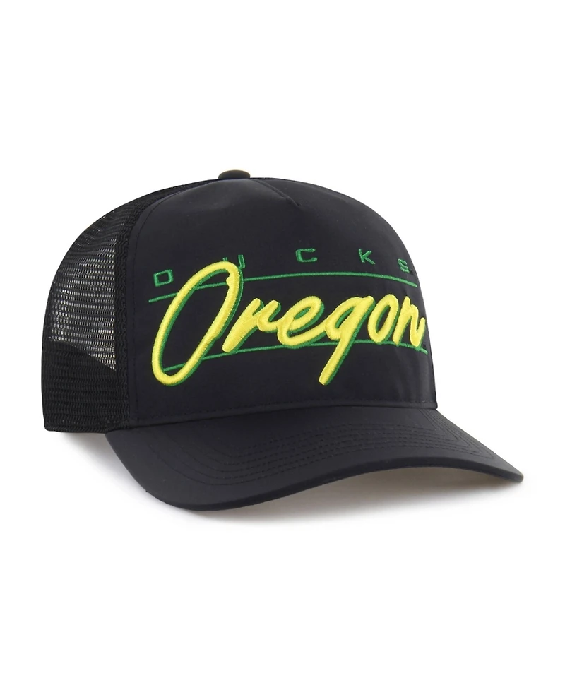 47 Brand Men's and Women's Black Oregon Ducks brr° Condor Mesh Hitch Adjustable Hat