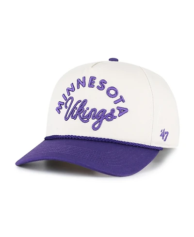 47 Brand Women's Natural Minnesota Vikings Rope Script Hitch Adjustable Hat