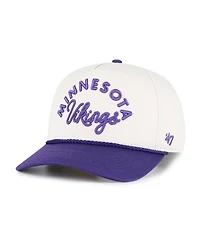 47 Brand Women's Natural Minnesota Vikings Rope Script Hitch Adjustable Hat