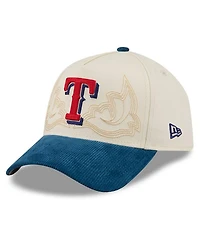 New Era Men's Stone Texas Rangers Western Stitch 9FORTY A-Frame Adjustable Hat