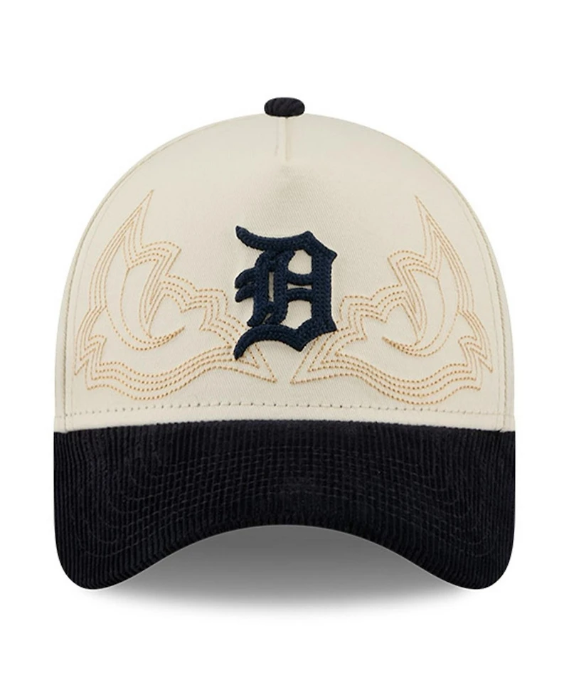 New Era Men's Stone Detroit Tigers Western Stitch 9FORTY A-Frame Adjustable Hat