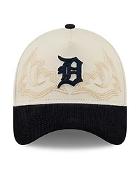 New Era Men's Stone Detroit Tigers Western Stitch 9FORTY A-Frame Adjustable Hat