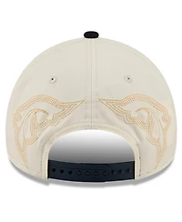 New Era Men's Stone Atlanta Braves Western Stitch 9FORTY A-Frame Adjustable Hat
