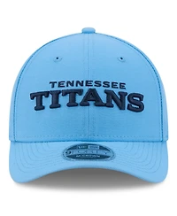 New Era Men's Light Blue Tennessee Titans Wordmark 9FORTY Adjustable Hat