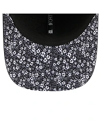 New Era Men's Black Pittsburgh Steelers Floral 9FORTY M-Crown Trucker Adjustable Hat