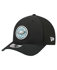 New Era Men's Black Philadelphia Eagles Floral 9FORTY M-Crown Trucker Adjustable Hat