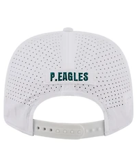 New Era Men's White Philadelphia Eagles Name Plate 9SEVENTY Adjustable Hat