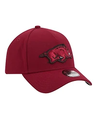 New Era Big Boys and Girls Cardinal Arkansas Razorbacks 9FORTY A-Frame Adjustable Hat