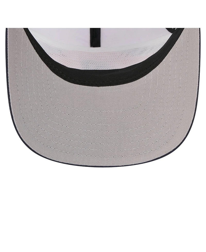 New Era Men's White/Navy Detroit Tigers Retro Cut 19TWENTY Adjustable Trucker Hat
