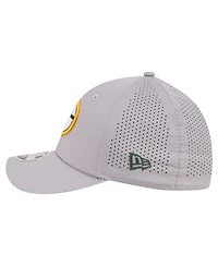 New Era Men's Gray Green Bay Packers 39THIRTY M-Crown Flex Fit Hat