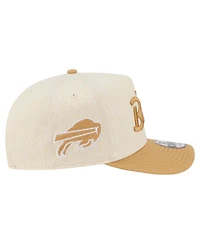 New Era Men's Cream Buffalo Bills Herringbone 9FIFTY A-Frame Snapback Hat