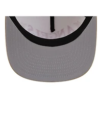 New Era Men's Cream Los Angeles Angels Club 9FIFTY A-Frame Snapback Hat