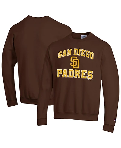Champion Men's Brown San Diego Padres Heart Soul Power blend Sweatshirt