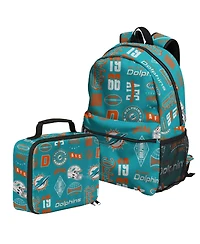 Outerstuff Miami Dolphins Backpack and Lunchbox Set