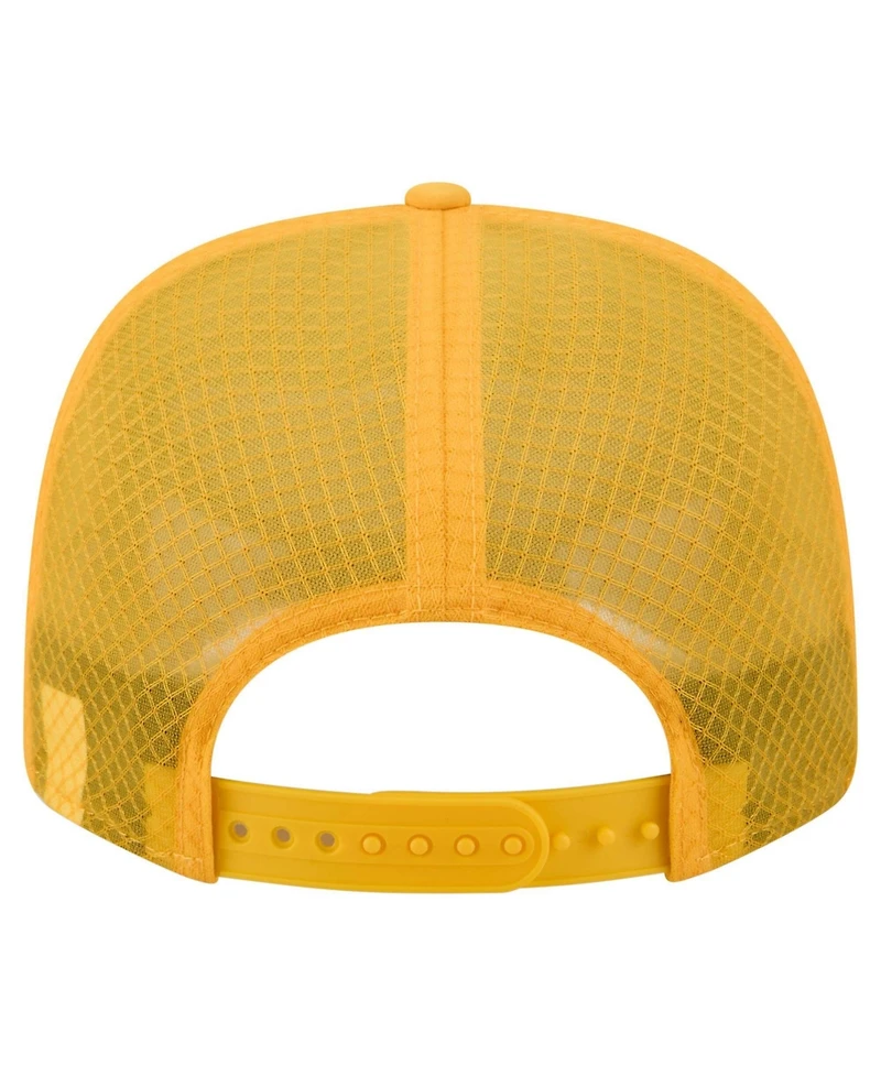 New Era Men's Gold Pittsburgh Steelers Micro Badge 9SEVENTY Adjustable Hat