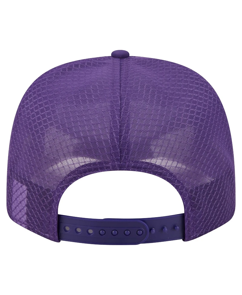New Era Men's Purple Minnesota Vikings Micro Badge 9SEVENTY Adjustable Hat
