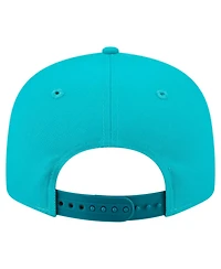 New Era Men's Aqua Miami Dolphins Core Team Script 9FIFTY Snapback Hat