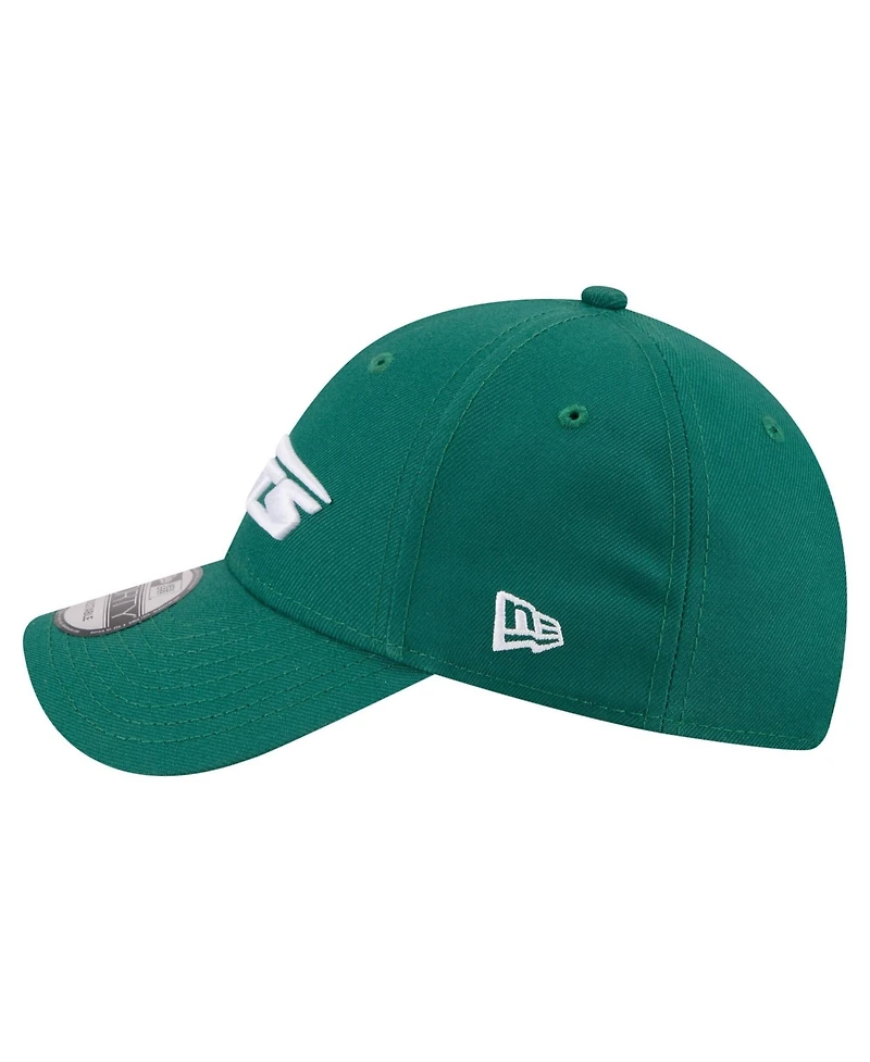 New Era Men's Green New York Jets Core Team 9FORTY Adjustable Hat
