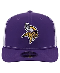 New Era Men's Purple Minnesota Vikings 9SEVENTY Trucker Adjustable Hat