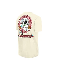 New Era Men's Natural Arizona Diamondbacks Dia de los Muertos Sugar Skull T-Shirt