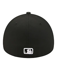New Era Men's Black York Mets A-Frame 59FORTY Fitted Hat
