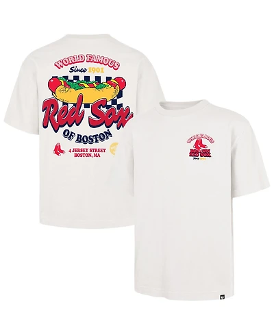47 Brand Men's Cream Boston Red Sox Glizzy T-Shirt
