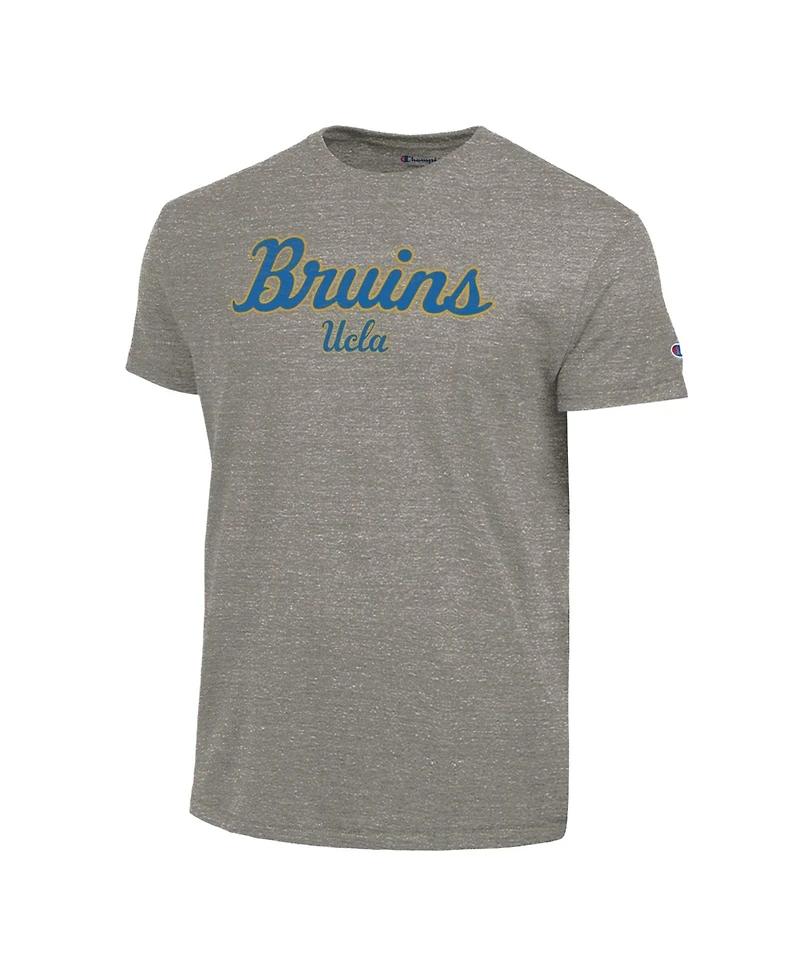 Champion Men's Charcoal Ucla Bruins Vintage Triumph Tri-Blend T-Shirt