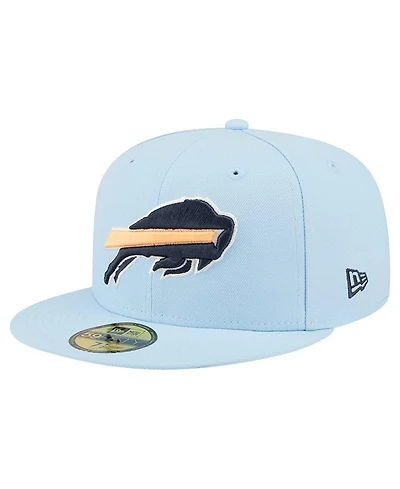 New Era Men's Coastal Blue Buffalo Bills 59FIFTY Fitted Hat