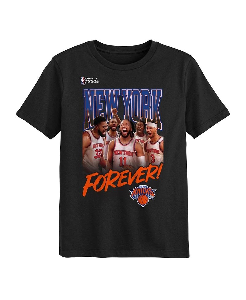 Outerstuff Preschool Black New York Knicks Ny Forever T-Shirt