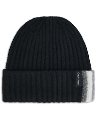 Calvin Klein Women's Colorblock Fold Over Cuff Beanie