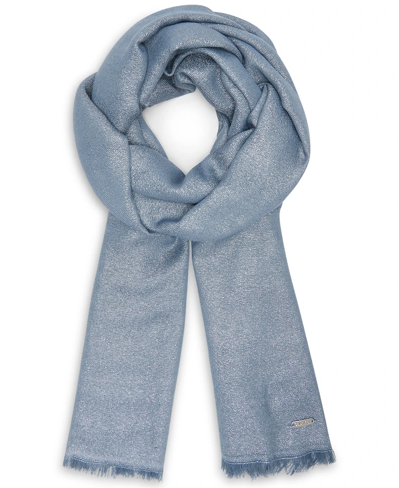Calvin Klein Lightweight Metallic Evening Wrap