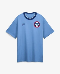 Nike Men's Light Blue Chicago Cubs Cooperstown Collection Ringer T-Shirt