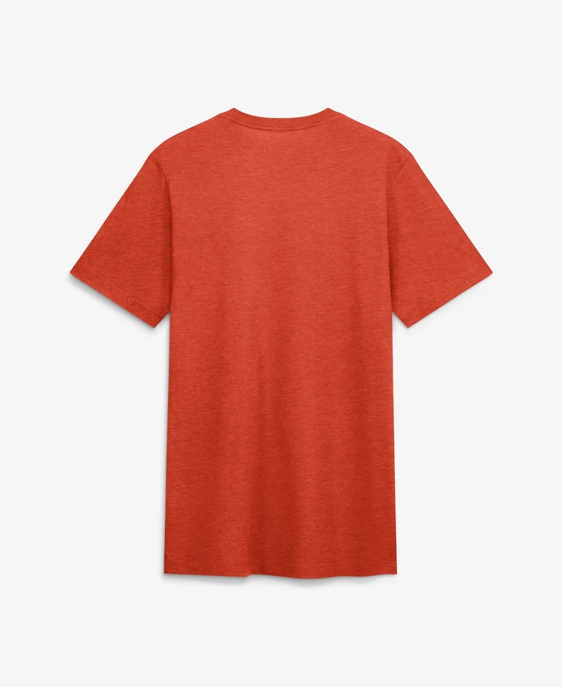 Nike Men's Orange Houston Astros Tri-Blend Logo T-Shirt
