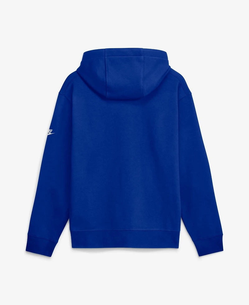 Nike Men's Royal Dallas Cowboys Short Pass Rewind Club Fleece Hoodie