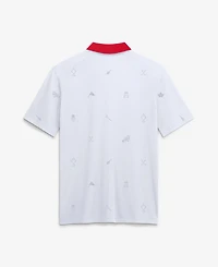 Nike Men's White Georgia Bulldogs Vapor Pattern Dri-fit Polo Shirt