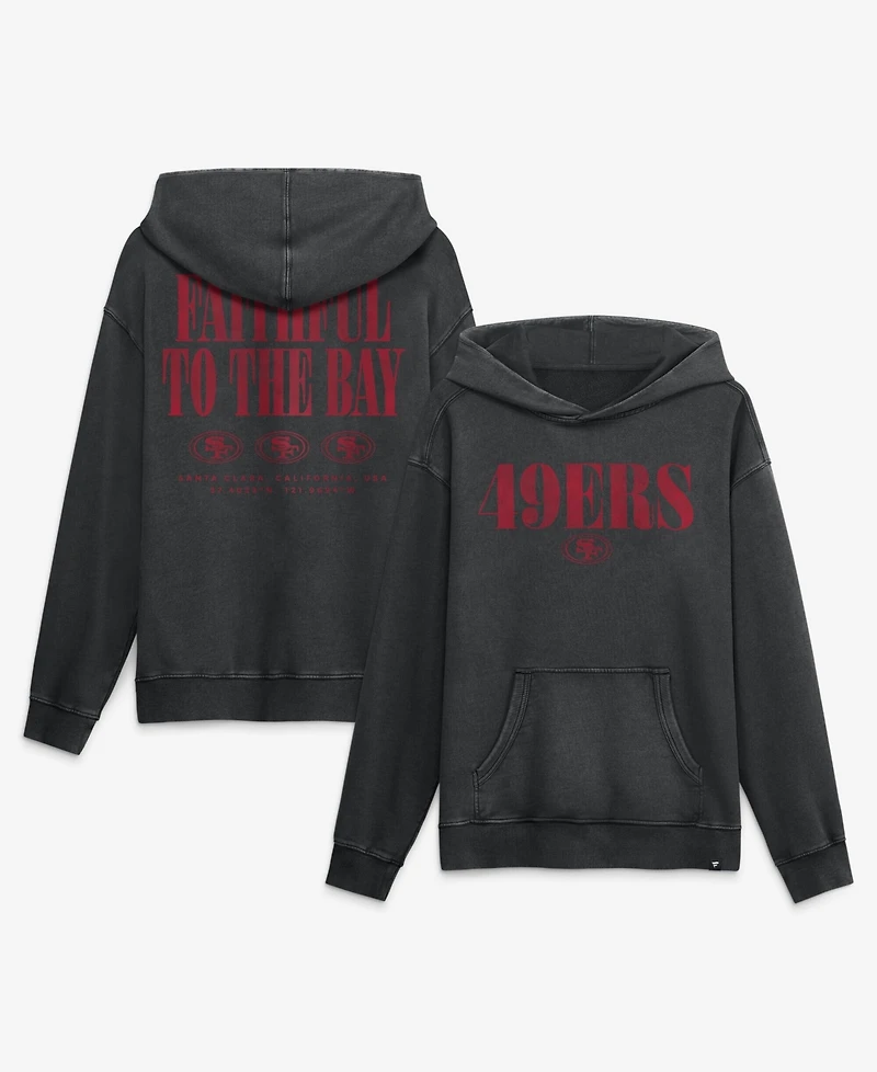 Fanatics Men's Black San Francisco 49ers Relaxed Intense Rivalry French Terry Hoodie