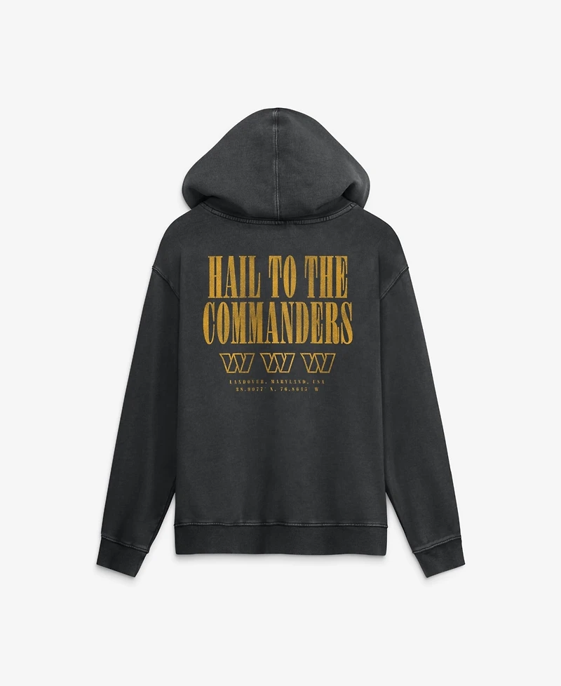 Fanatics Men's Black Washington Commanders Relaxed Intense Rivalry French Terry Hoodie