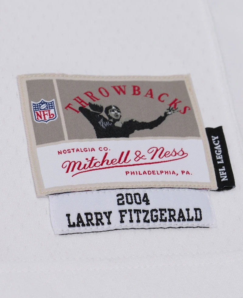 Mitchell & Ness Men's Larry Fitzgerald White Arizona Cardinals 2004 Legacy Replica Player Jersey
