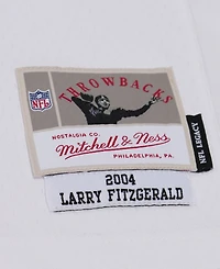 Mitchell & Ness Men's Larry Fitzgerald White Arizona Cardinals 2004 Legacy Replica Player Jersey