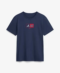 Nike Men's Andruw Jones Navy Atlanta Braves 2026 Hall of Fame Stats Name Number T-Shirt
