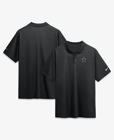 Nike Men's Black Dallas Cowboys Dri-fit Victory Polo Shirt