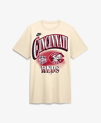 Nike Men's Natural Cincinnati Reds Vintage Tri-Blend T-Shirt